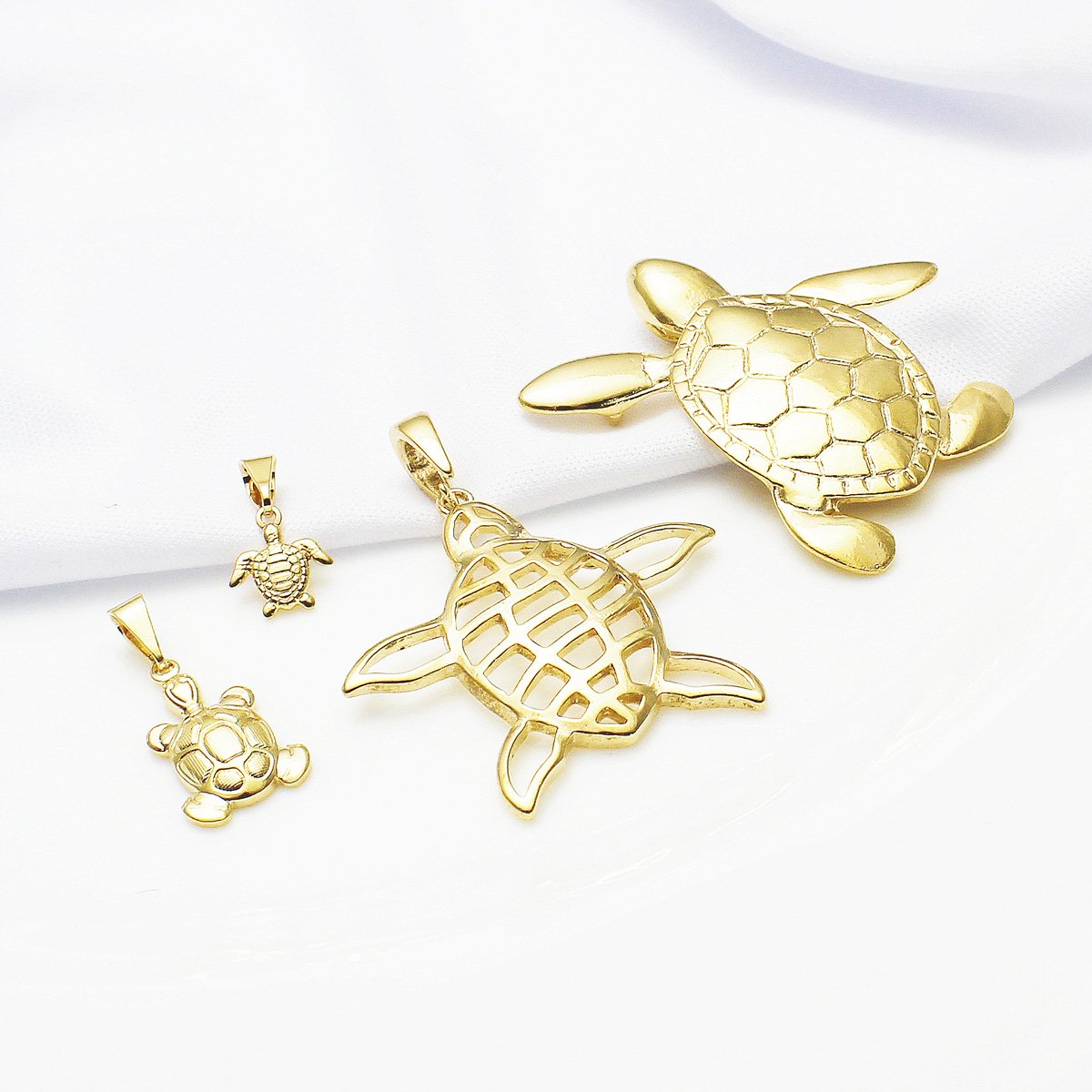 Pingente Tartaruga 30mm Vaz
