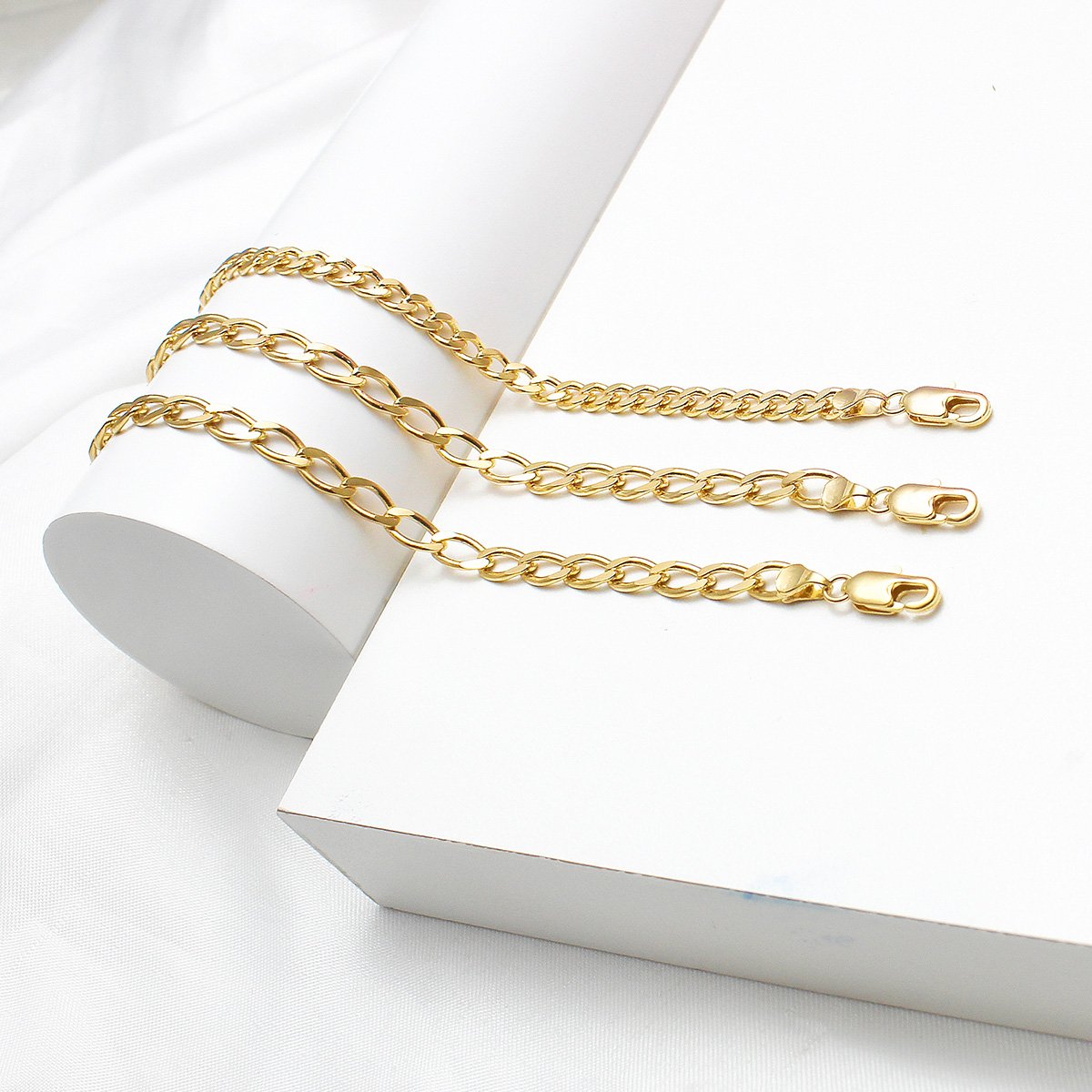 Pulseira 20cm Elo Longo 5.1x 1.20mm