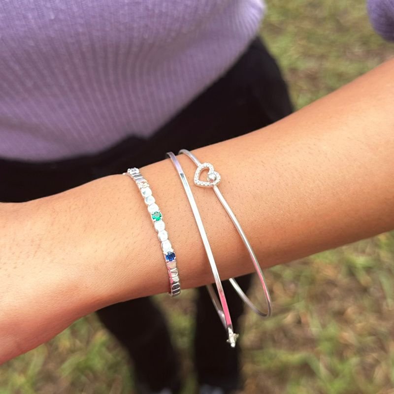 Bracelete Prata Fio 1,7mm Quadrado