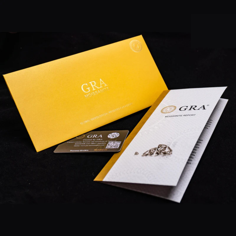 Gargantilha Prata 45cm Oval Moissanite 6x8mm